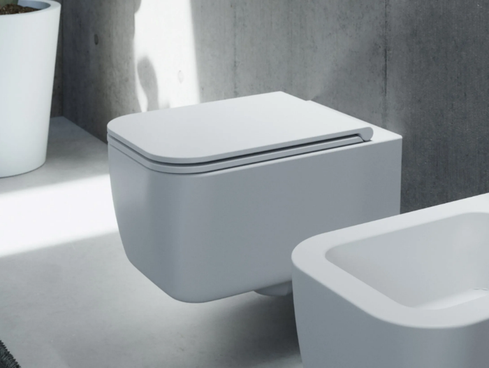 BRIO - Wall-hung ceramic toilet _ GSG Ceramic Design